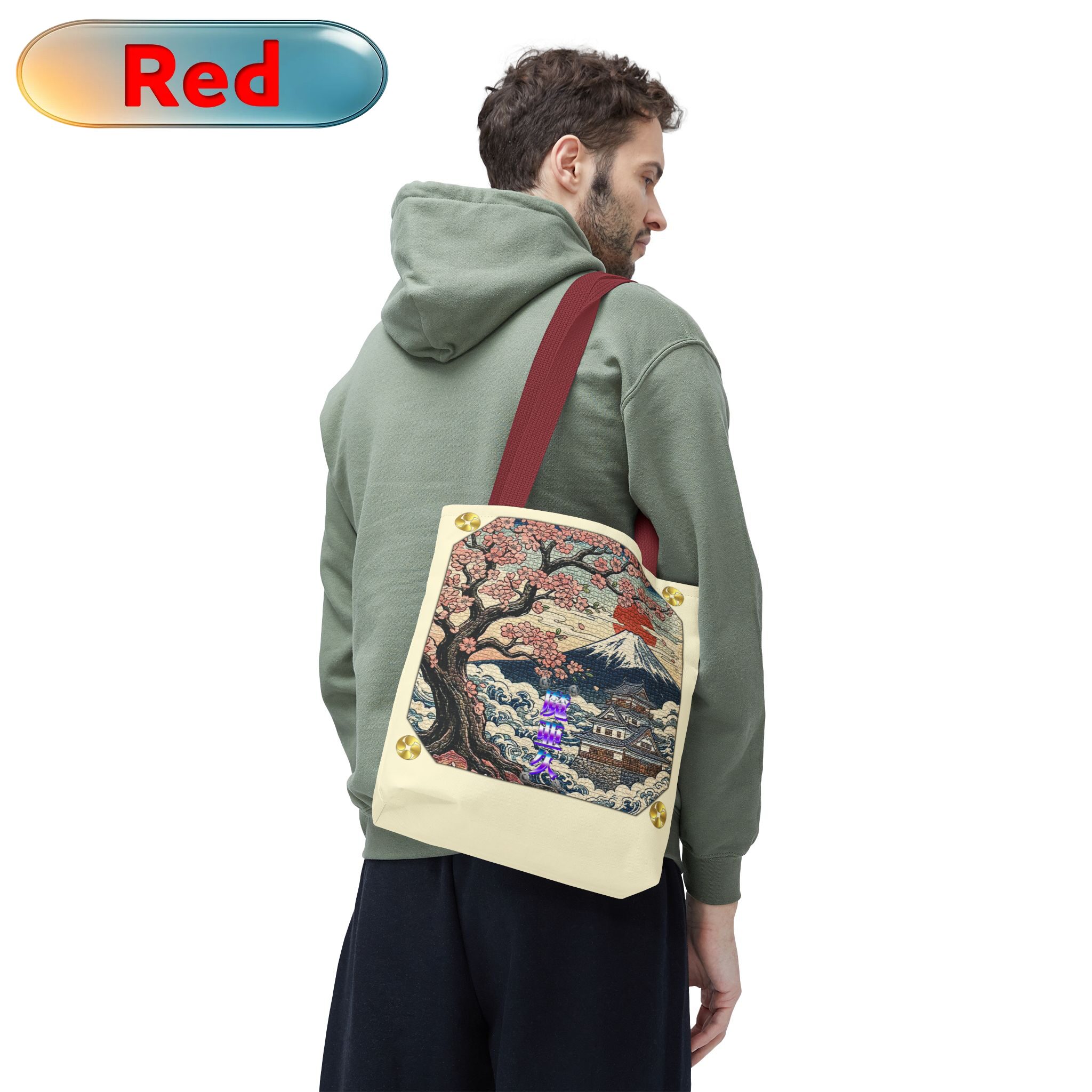 'Mark' Tote Bag【Men's】Red
