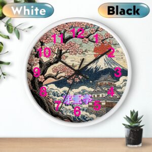 'Mary' Wall Clock white black 'Mary' Wall Clock white black