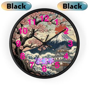'Mary' Wall Clock black black 'Mary' Wall Clock black black