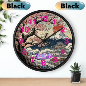 'Mary' Wall Clock black black 'Mary' Wall Clock black black