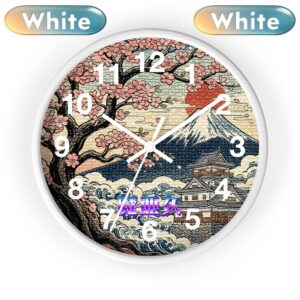 'Mark' Wall Clock white white 'Mark' Wall Clock white white