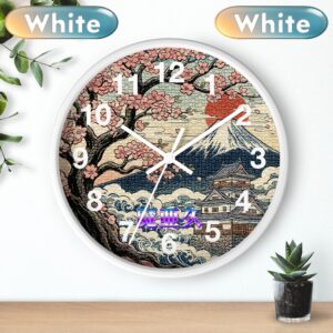 'Mark' Wall Clock white white 'Mark' Wall Clock white white