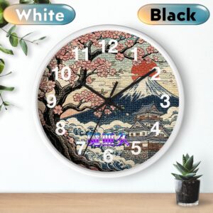'Mark' Wall Clock white black 'Mark' Wall Clock white black