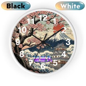 'Mark' Wall Clock white black 'Mark' Wall Clock white black