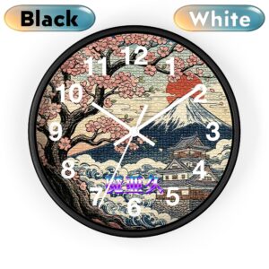 'Mark' Wall Clock black white 'Mark' Wall Clock black white