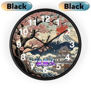 'Mark' Wall Clock black black 'Mark' Wall Clock black black
