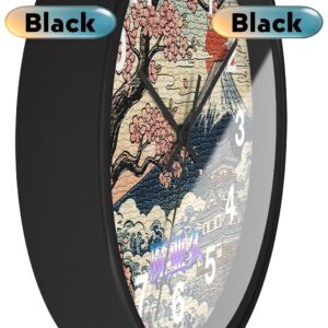 'Mark' Wall Clock black black 'Mark' Wall Clock black black